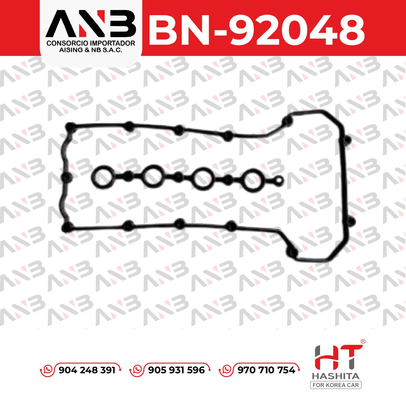 EMPAQUE DE BALANCIN PARA CHANGAN CS35-JL478Q EADO 1.6L | VC98148N