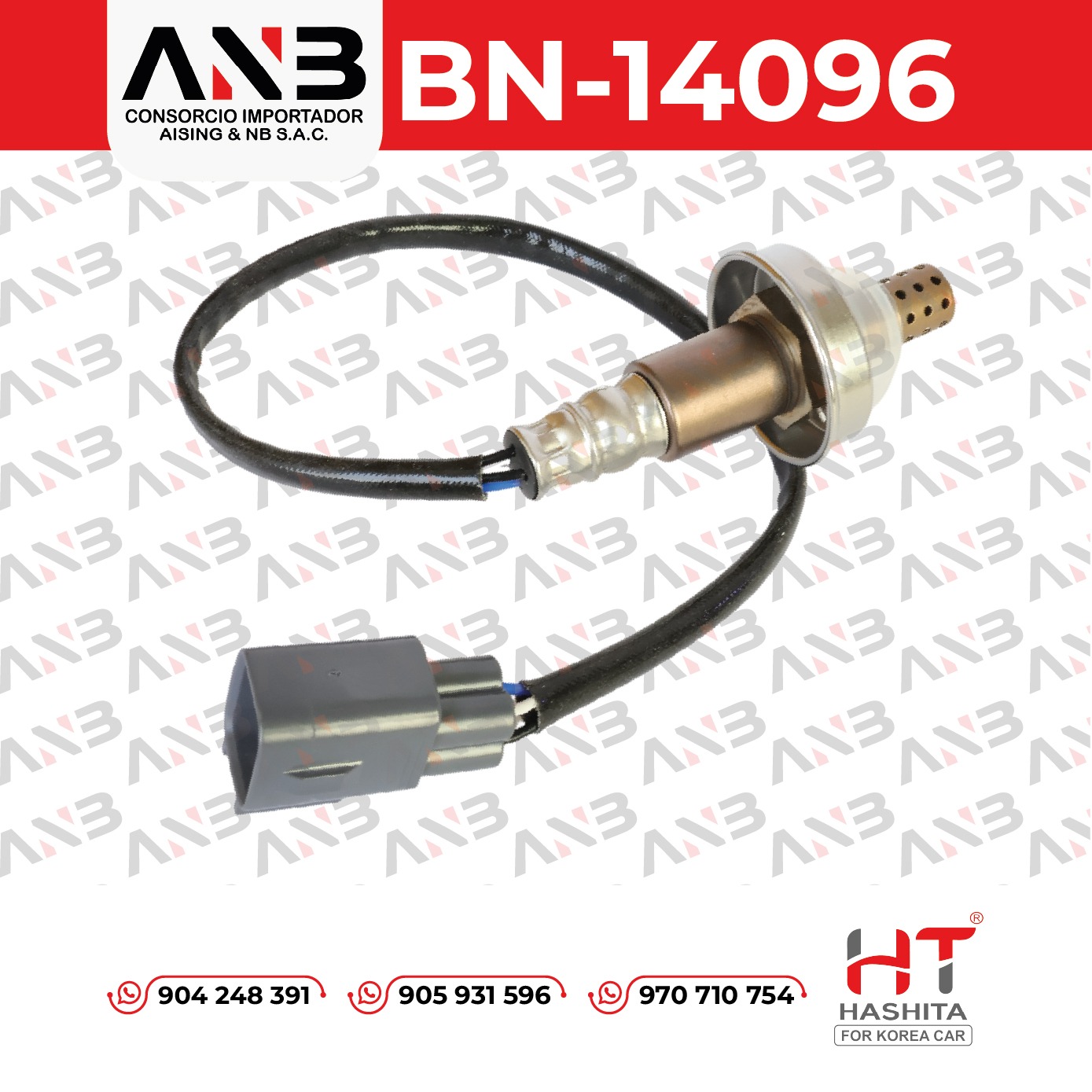 SENSOR DE OXÍGENO PARA TOYOTA AURIS/COROLLA AURIS/HYBRID COROLLA SED COROLLA/COROLLA (S.AFRICA) VIOS YARIS | 89465-12880