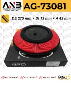 FILTRO AIRE NISSAN SENTRA GA16/AD/SUNNY/TSURU/PULSAR/PRIMERA - MAZDA FAMILIA - SUBARU LEONE | 16546-77A10
