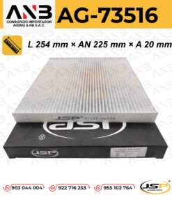 FILTRO DE CABINA HYUNDAI SANTA FE I45 SONATA AZERA GRANDEUR GRAND MAXCRUZ KIA CARNIVAL SEDONA CERATO OPTIMA CADENZA K5 K7 | 97133-2W000