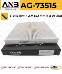FILTRO DE CABINA HYUNDAI ACCENT ELANTRA I20 I30 CRETA TUCSON IX35 BAYON KIA CARENS CERATO FORTE K3 RONDO | 97133-2H001