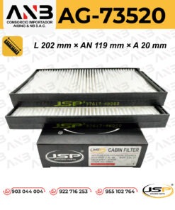 FILTRO DE CABINA HYUNDAI H-1 STAREX GRAND STAREX | 97617-4H000