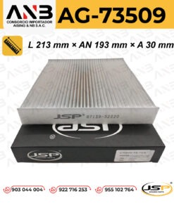 FILTRO DE CABINA TOYOTA YARIS COROLLA RAV4 AVENSIS HIGHLANDER SCION TC SCION XB | 87139-52020