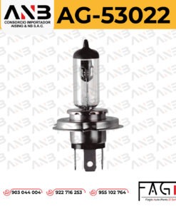FOCO HALÓGENO H4 12V 60/55W BLANCO P43T